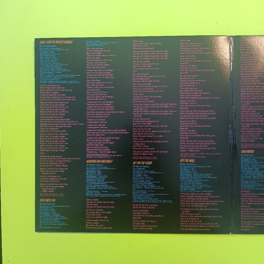 Michael Jackson - Off The Wall OG PROMO - 1979 - FE 35745 - Used - VG+ - Vinyl