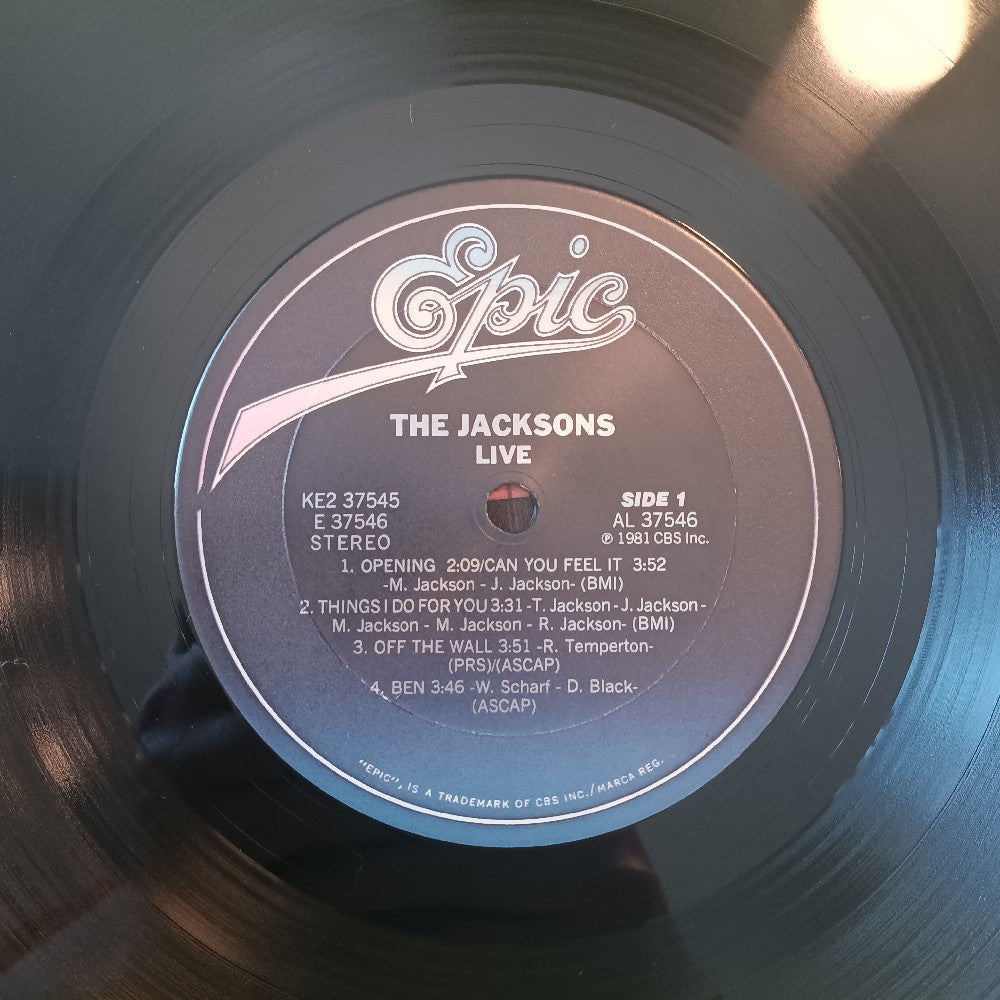 The Jacksons - Live 2LP OG - 1981 - KE2 37545 - Used - VG+ - Vinyl