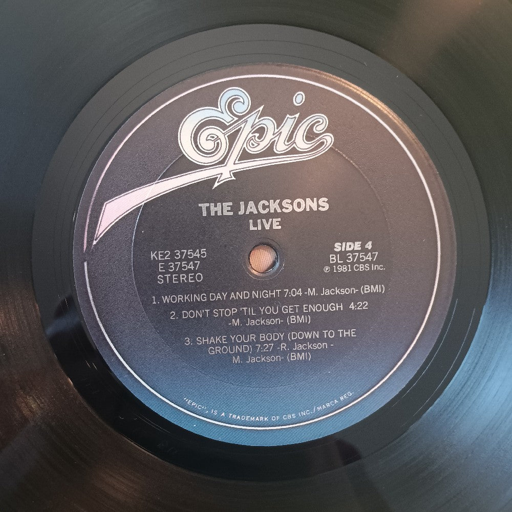 The Jacksons - Live 2LP OG - 1981 - KE2 37545 - Used - VG+ - Vinyl