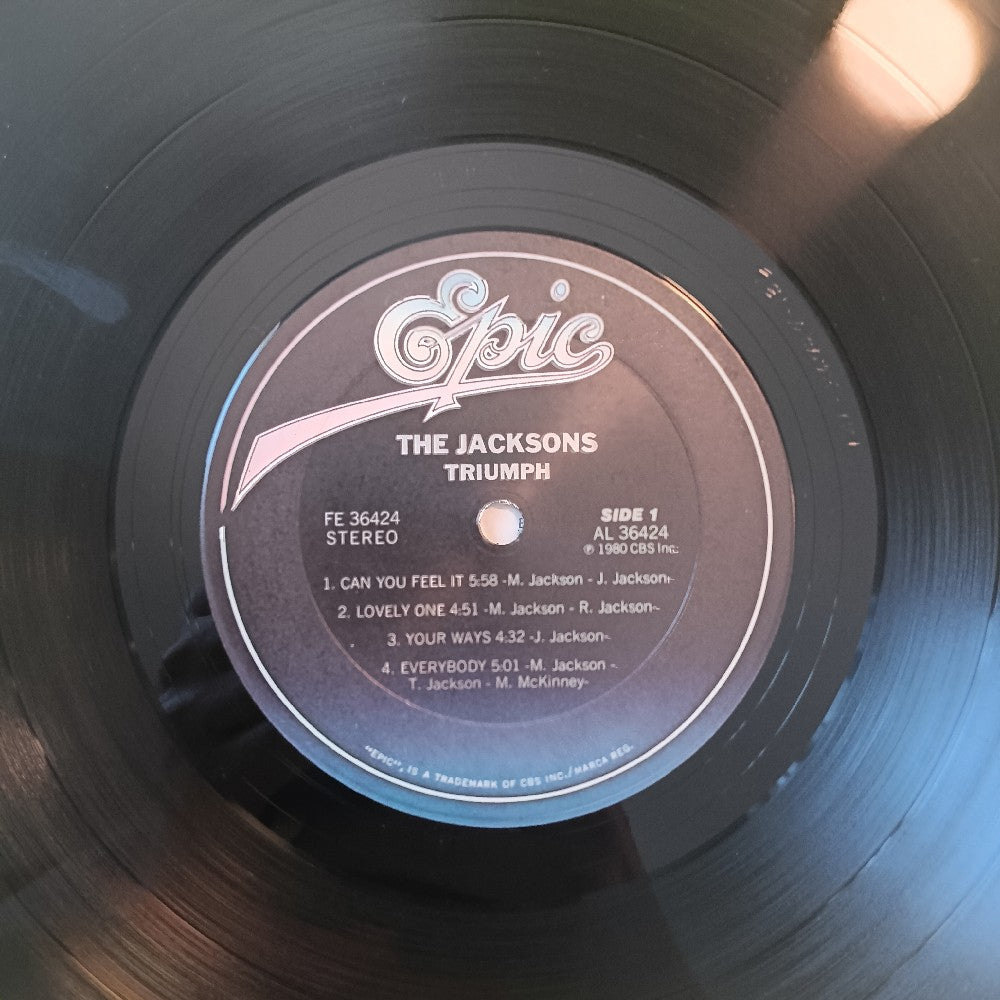 The Jacksons - Triumph PROMO - 1980 - FE 36424 - Used - VG++ - Vinyl