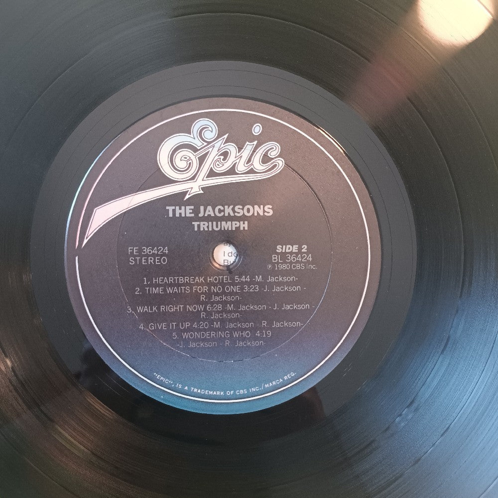 The Jacksons - Triumph PROMO - 1980 - FE 36424 - Used - VG++ - Vinyl