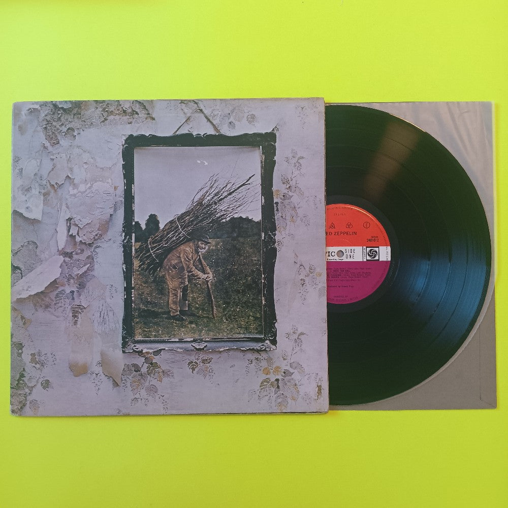 Led Zeppelin - Untitled / IV UK VERSION 5 MISPRINT - 1971 - 2401012 - Used - VG+ - Vinyl