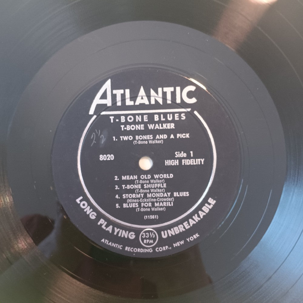 T-Bone Walker - T-Bone Blues OG MONO - 1959 - Atlantic 8020 - Used - VG+ - Vinyl