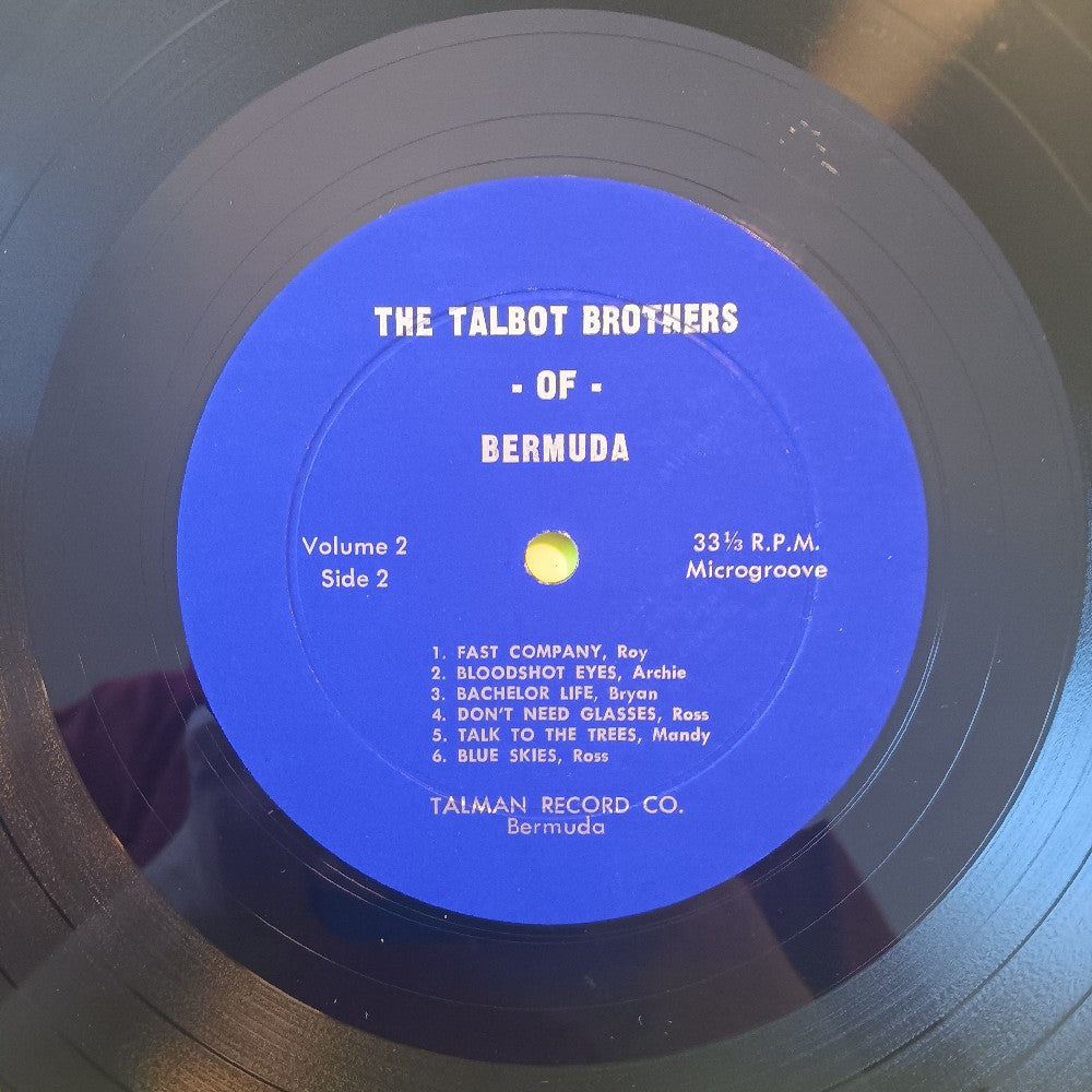 The Talbot Brothers  - Of Bermuda Vol. 2 SIGNED - Used - VG+ - Vinyl