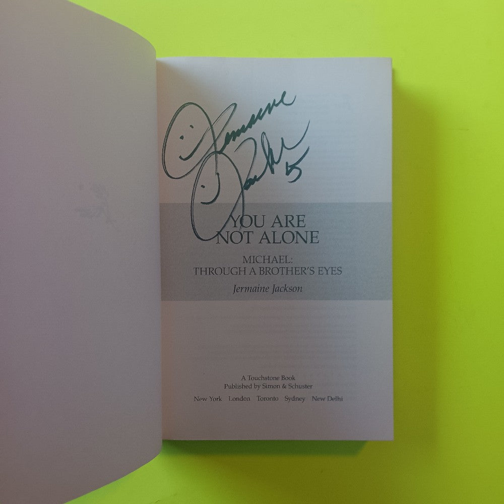 You Are Not Alone Michael SIGNED - Jermaine Jackson - 2011 - New - Books