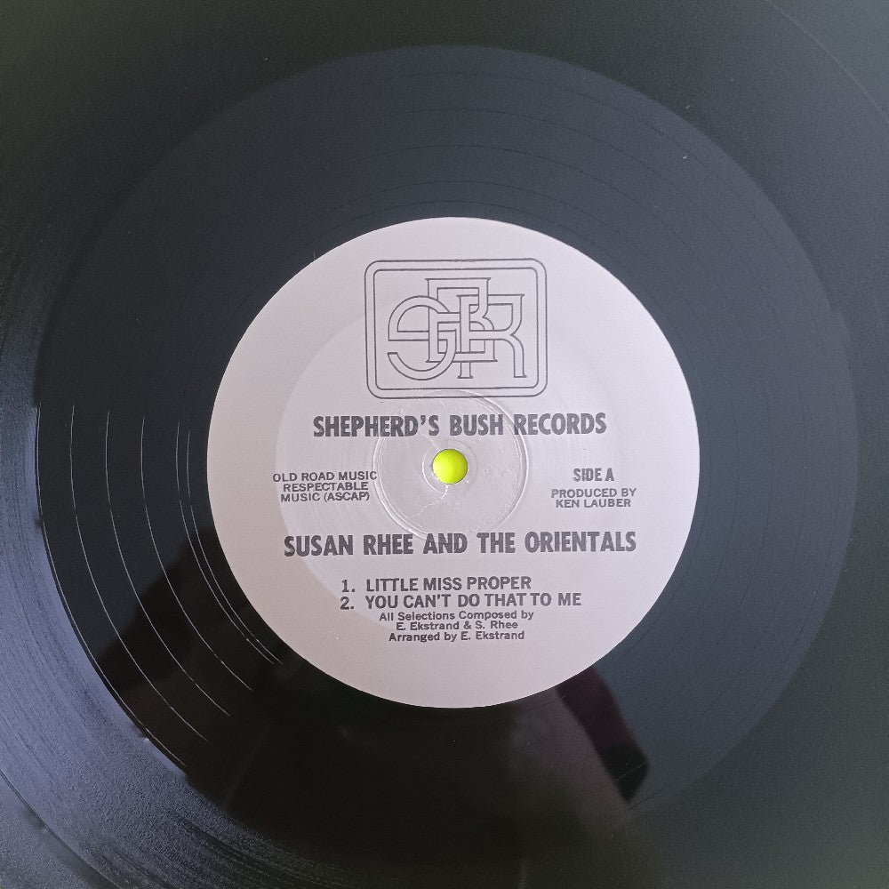 Susan Rhee & The Orientals - Self Titled  - 1983 - SBR 7927 - Used - EX - Vinyl