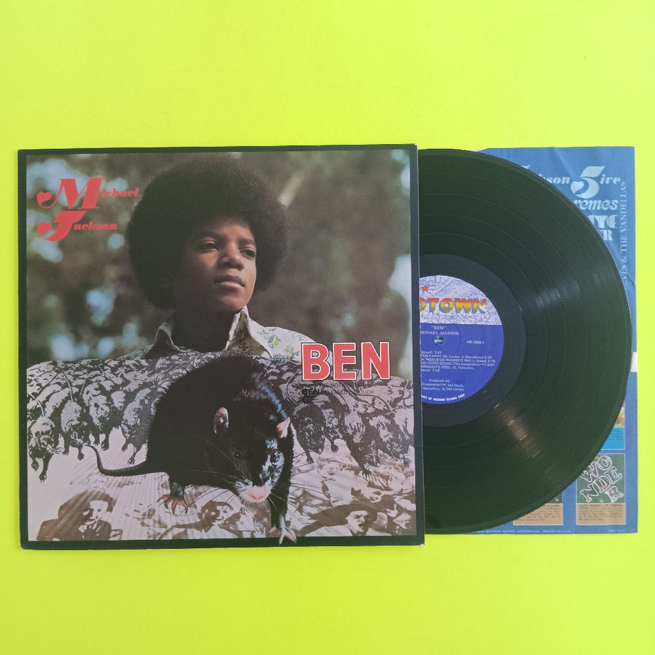 Michael Jackson - Ben OG RAT COVER - 1972 - M755L - Used - EX - Vinyl
