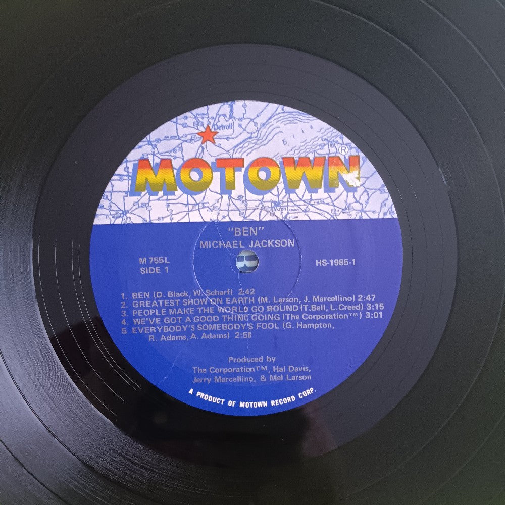 Michael Jackson - Ben OG RAT COVER - 1972 - M755L - Used - EX - Vinyl
