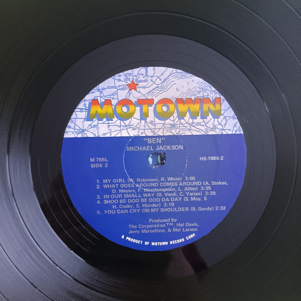 Michael Jackson - Ben OG RAT COVER - 1972 - M755L - Used - EX - Vinyl