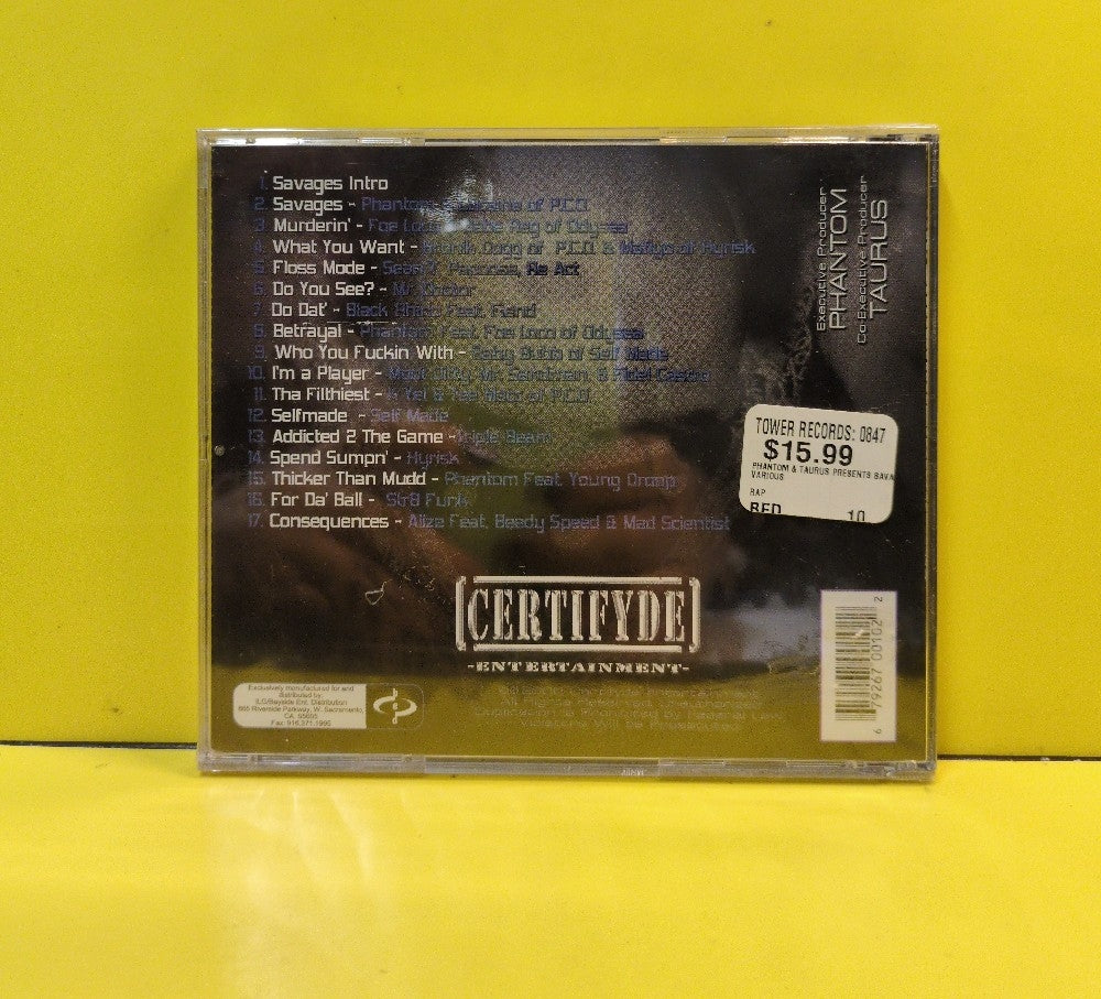 Phantom & Taurus - Savages - 2000 - 6 79267-00102 2 - New - Sealed - CDs
