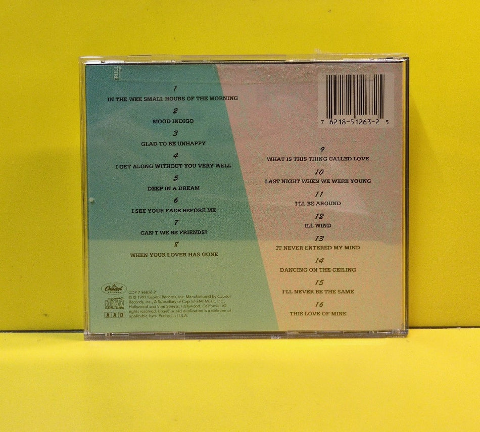 Frank Sinatra - In The Wee Small Hours - 1991 - CDP 7 96826 2 - Used - EX - CDs - Reissue - Remastered