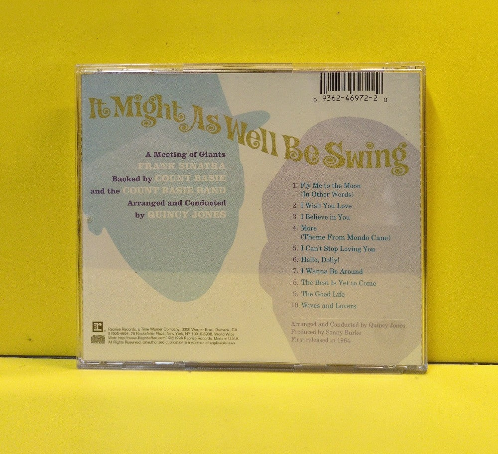 Frank Sinatra • Count Basie And His Orchestra - It Might As Well Be Swing - 1998 - 9 46972-2 - Used - EX - CDs - Reissue - Remastered