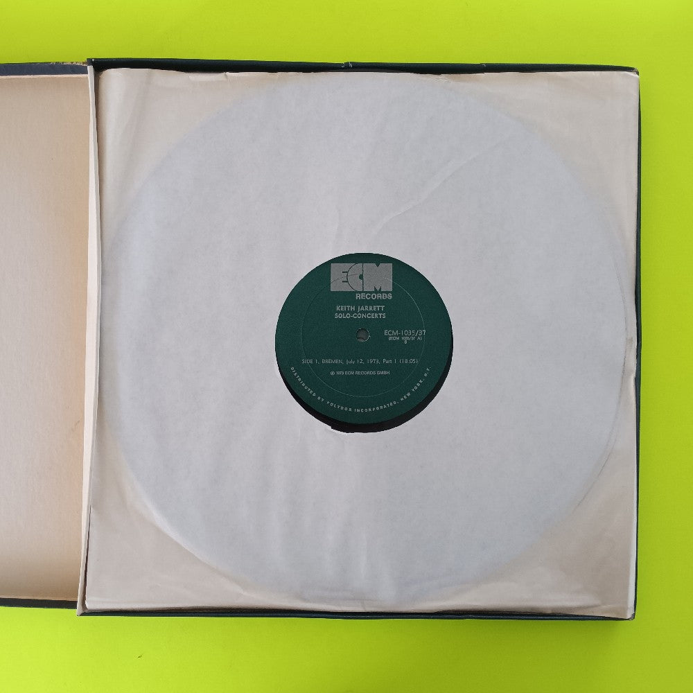 Keith Jarrett - Solo Concerts : Bremen / Lausanne 3LP Box Set - 1973 - ECM3-1035/37 - Used - VG++ - Vinyl
