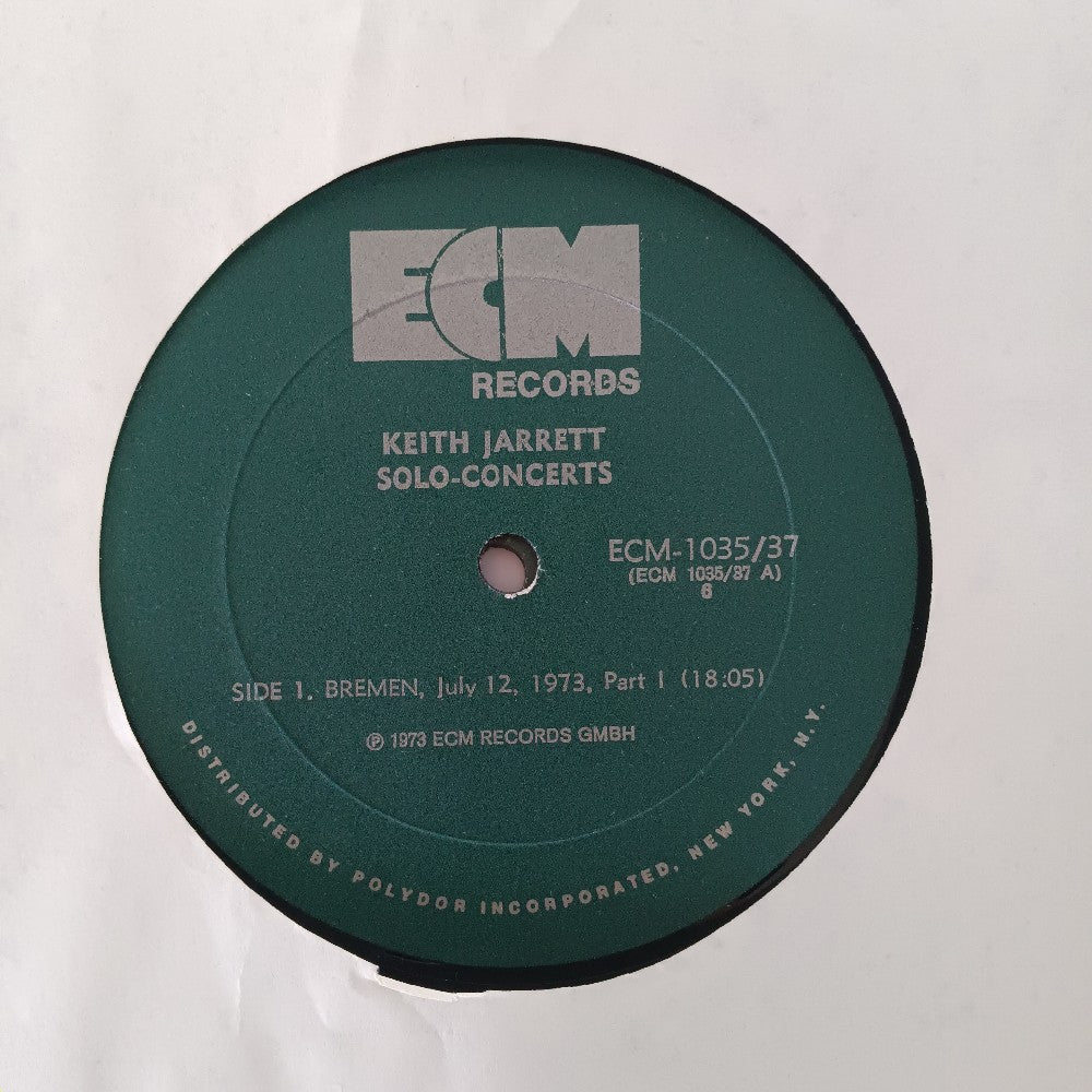Keith Jarrett - Solo Concerts : Bremen / Lausanne 3LP Box Set - 1973 - ECM3-1035/37 - Used - VG++ - Vinyl