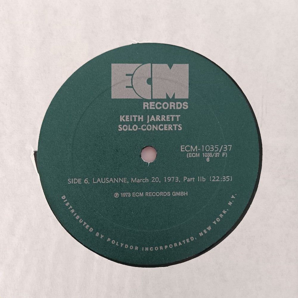 Keith Jarrett - Solo Concerts : Bremen / Lausanne 3LP Box Set - 1973 - ECM3-1035/37 - Used - VG++ - Vinyl