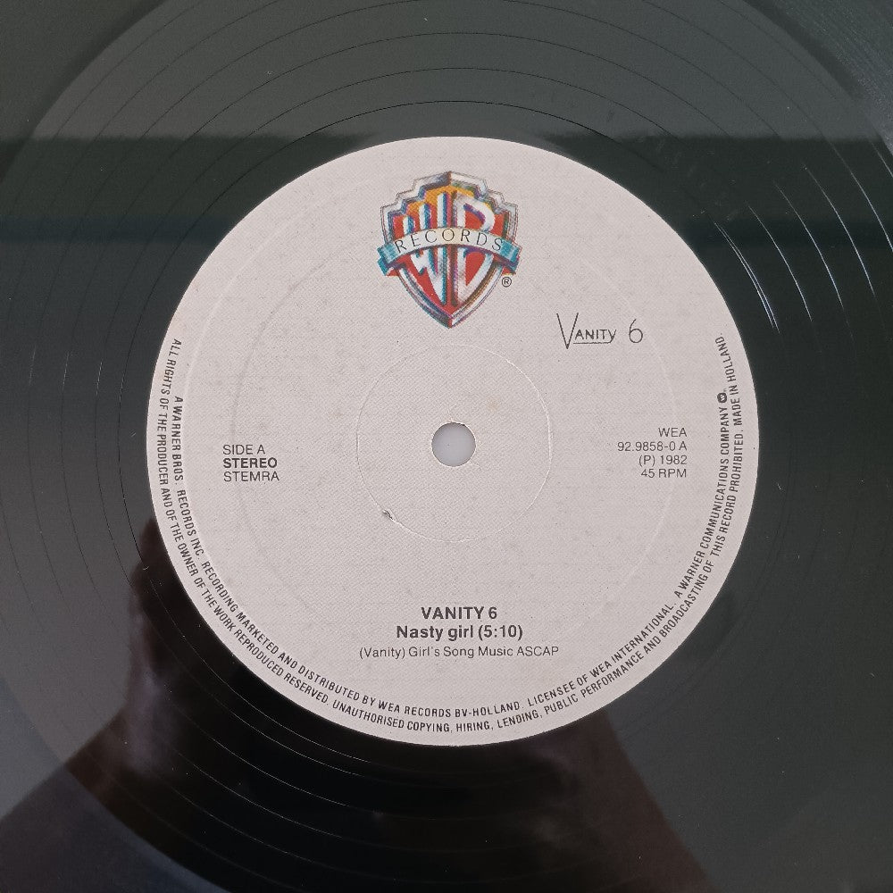 Vanity 6 - Nasty Girl / He's So Dull / Drive Me Wild HOLLAND 12" - 92.9858-0 - Used - VG++ - Vinyl
