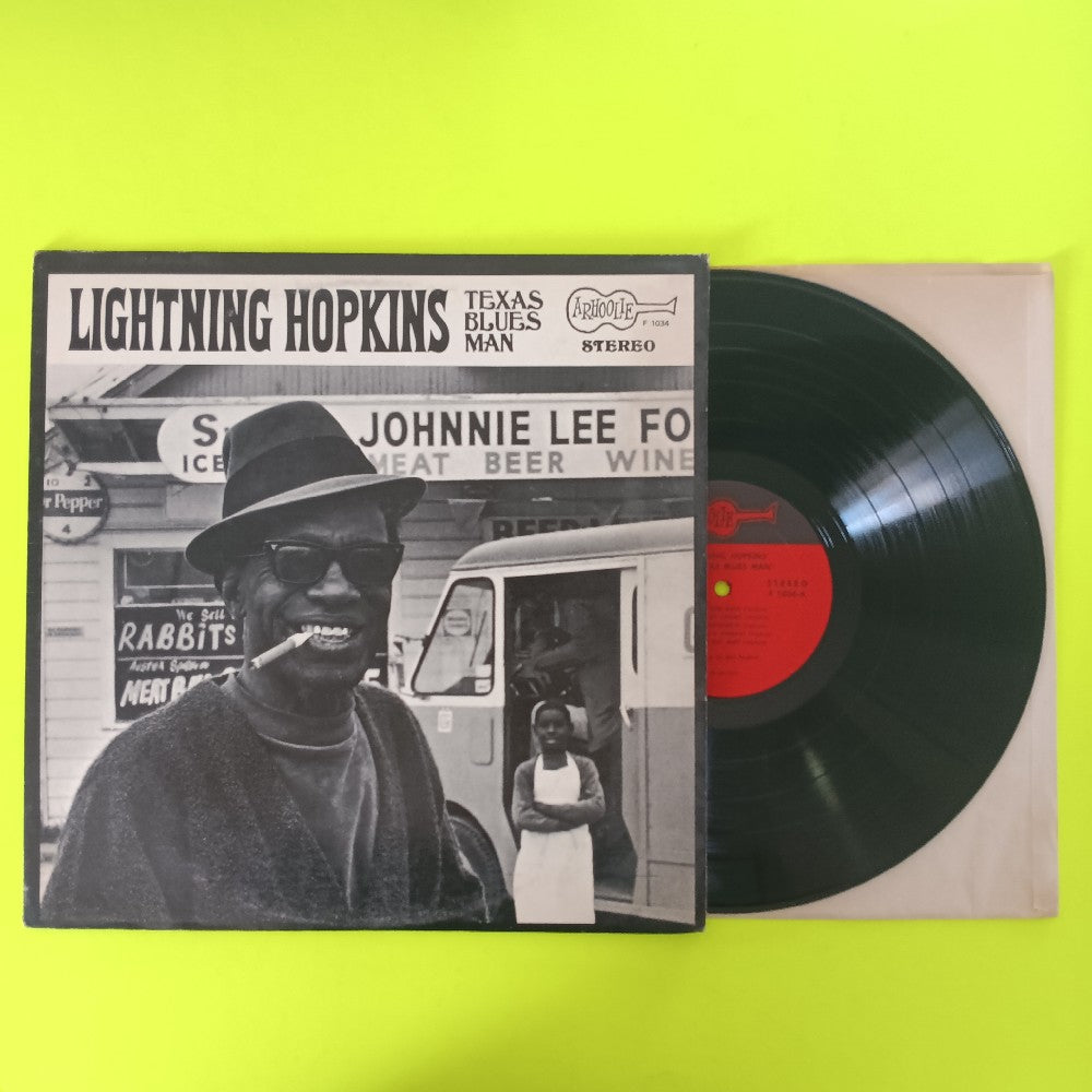 Lightning Hopkins - The Texas Bluesman - F 1043 - Used - VG++ - Vinyl