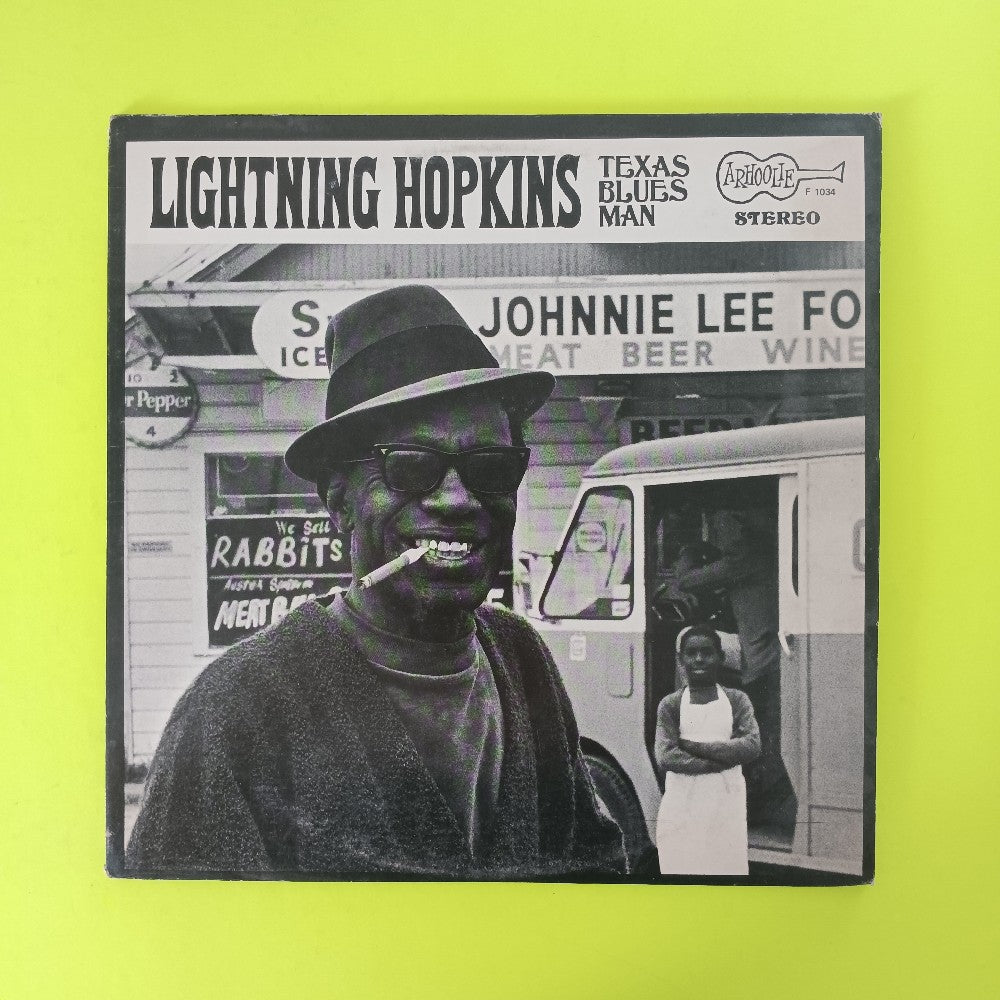 Lightning Hopkins - The Texas Bluesman - F 1043 - Used - VG++ - Vinyl