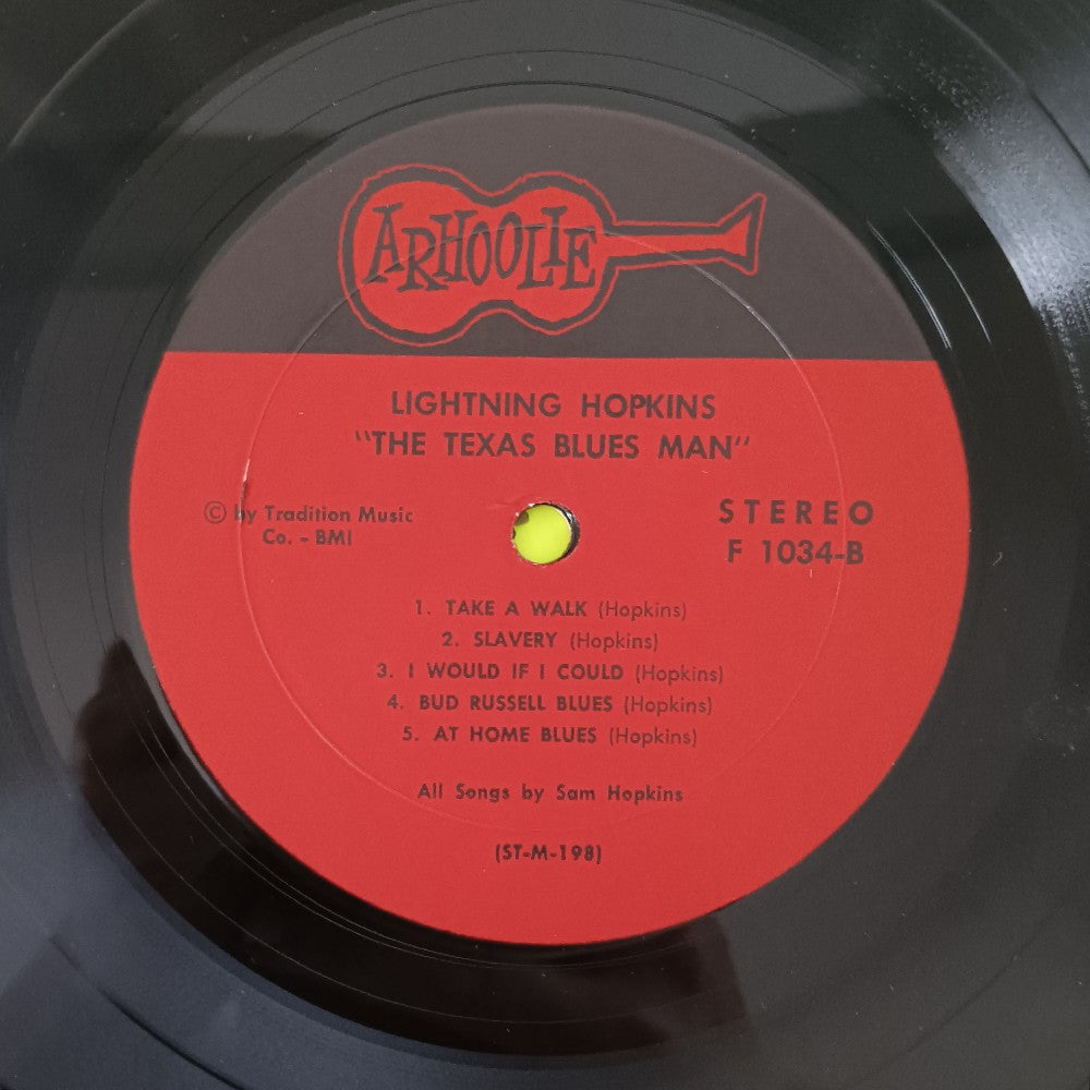 Lightning Hopkins - The Texas Bluesman - F 1043 - Used - VG++ - Vinyl