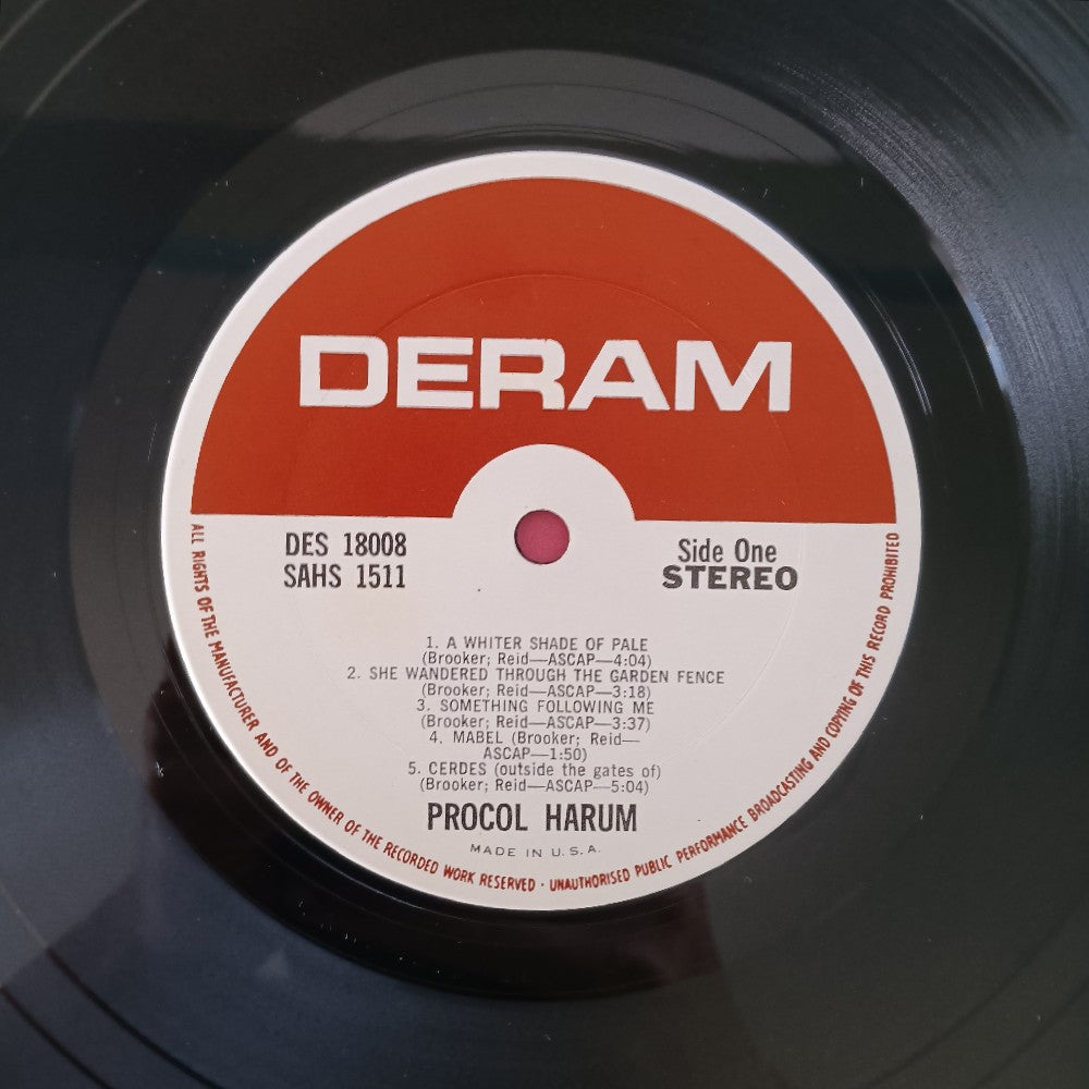 Procol Harum - Procol Harum / Self Titled - 1967 - DES 18008 - Used - VG++ - Vinyl