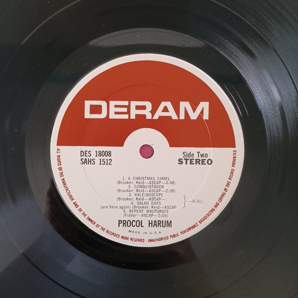 Procol Harum - Procol Harum / Self Titled - 1967 - DES 18008 - Used - VG++ - Vinyl