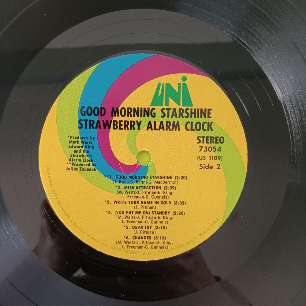 Strawberry Alarm Clock - Good Morning Starshine PROMO - 1969 - UNI 73054 - Used - VG++ - Vinyl