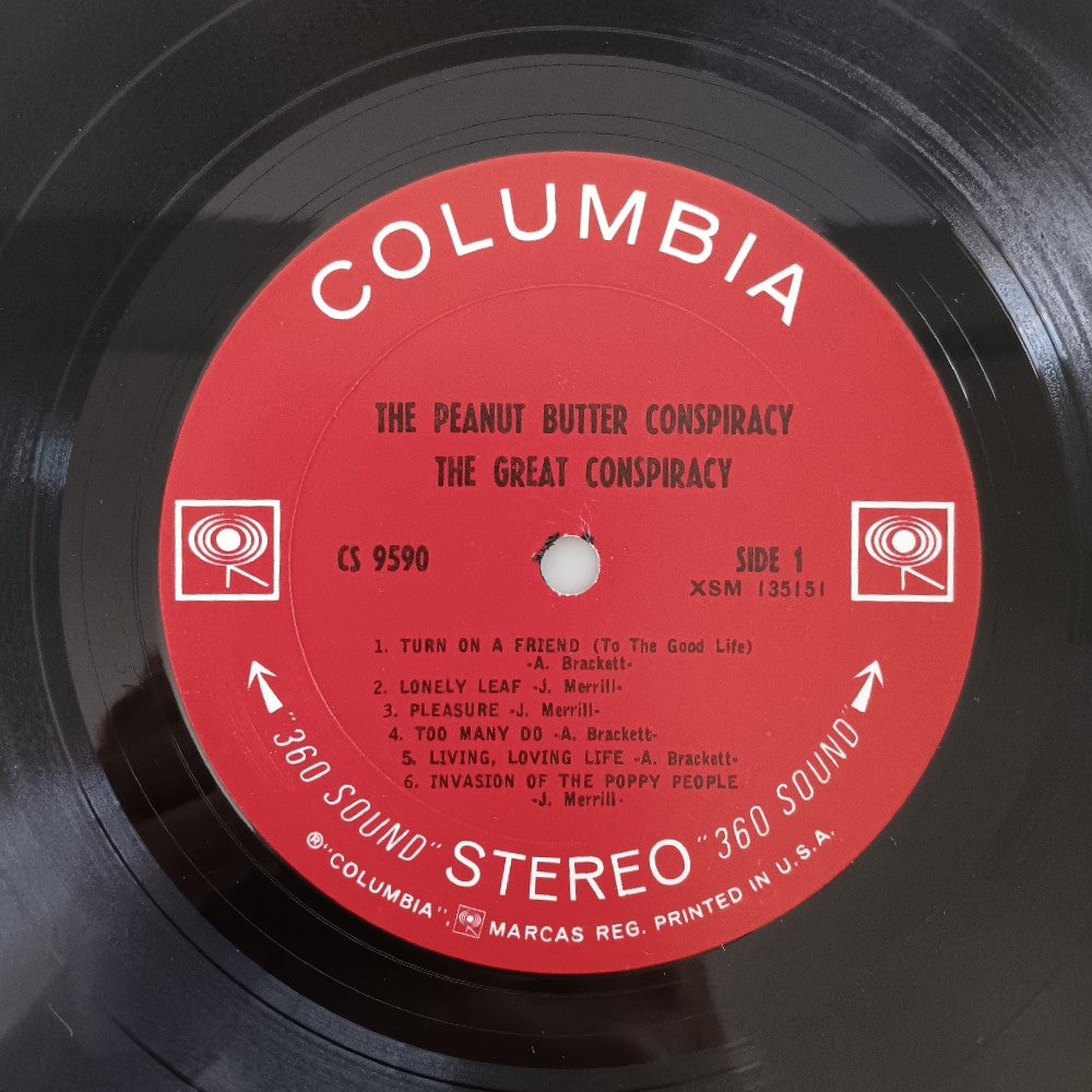 The Peanut Butter Conspiracy - The Great Conspiracy OG STEREO - 1967 - CS 9590 - Used - VG++ - Vinyl