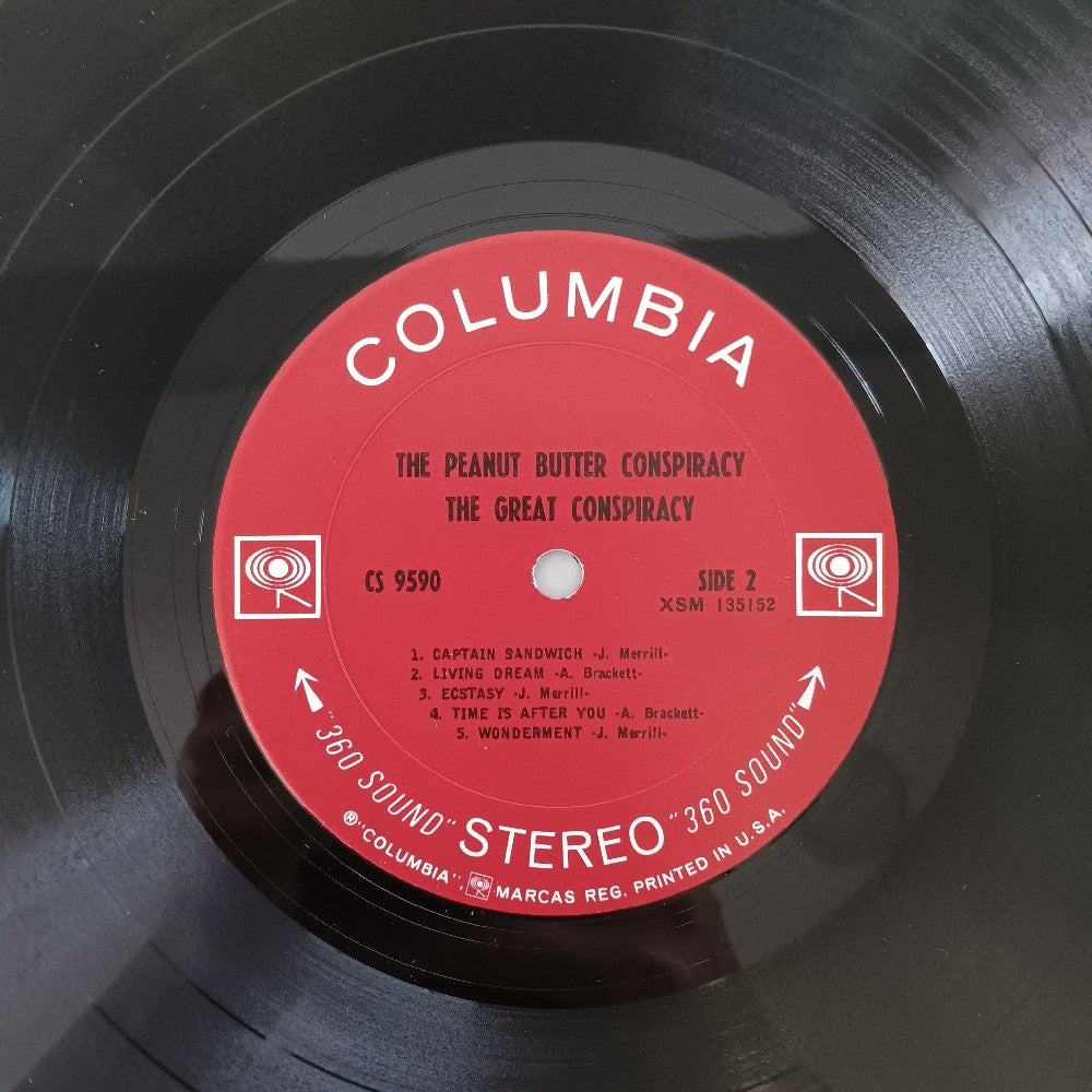 The Peanut Butter Conspiracy - The Great Conspiracy OG STEREO - 1967 - CS 9590 - Used - VG++ - Vinyl