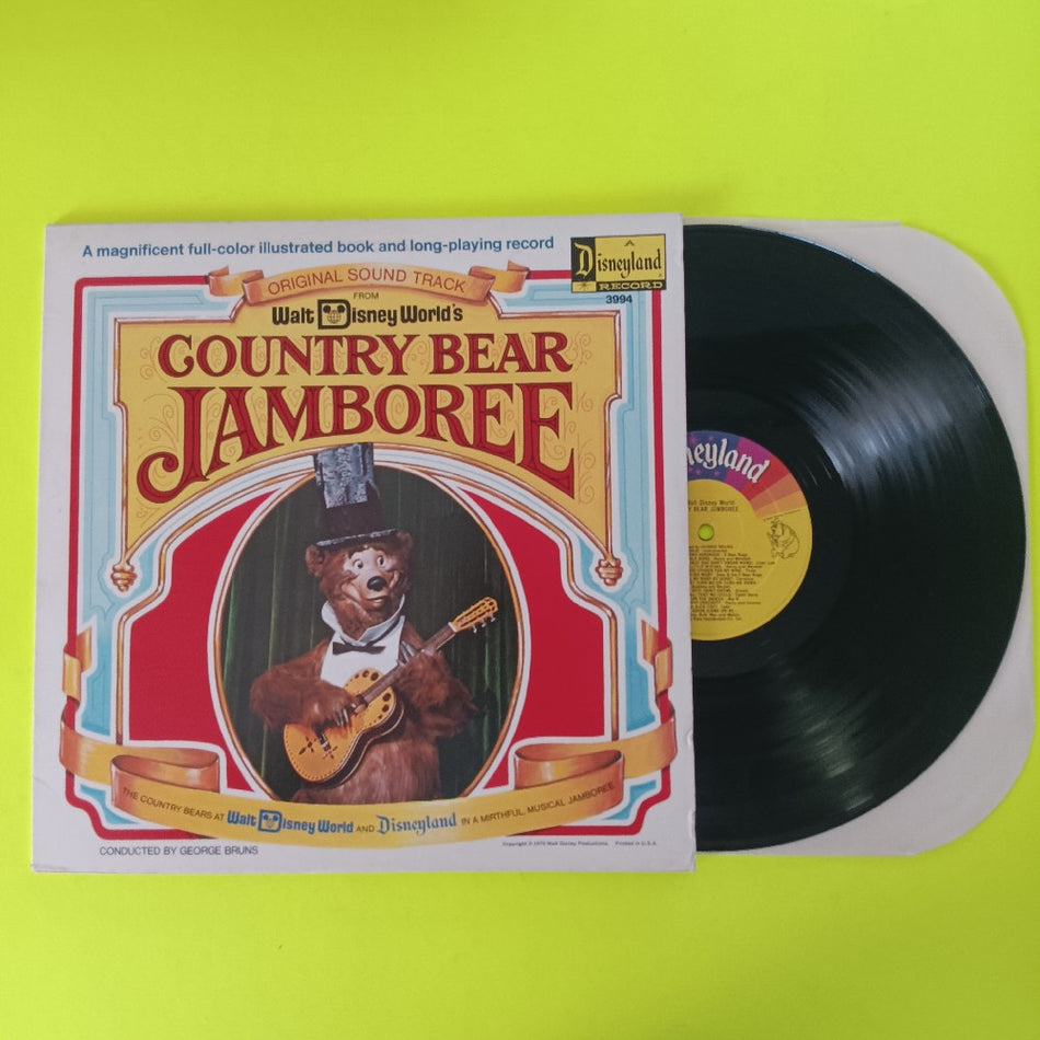 Walter Disney World's - Country Bear Jamboree W. Book - 1976 - 3994 - Used - EX - Vinyl