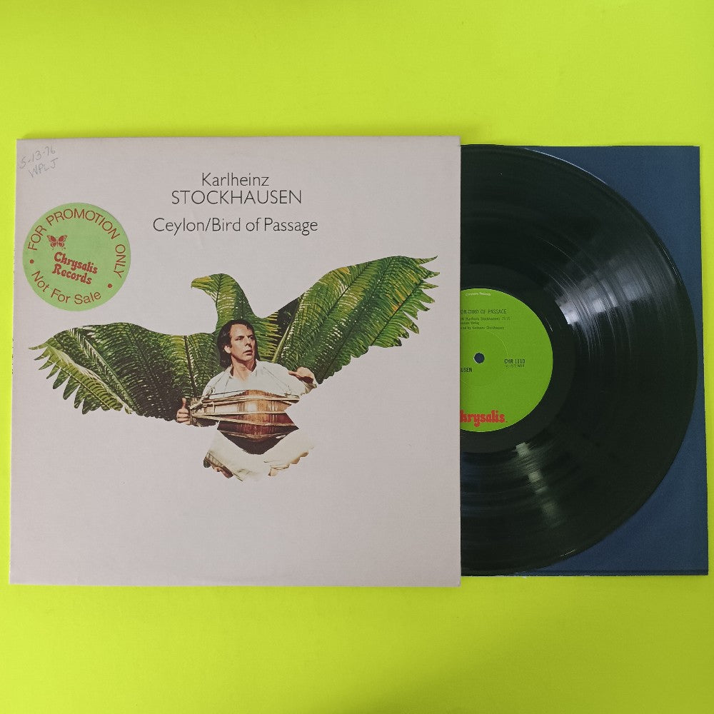 Karlheinz Stockhausen - Ceylon / Bird Of Passage PROMO - 1976 - CHR 1110 - Used - VG++ - Vinyl