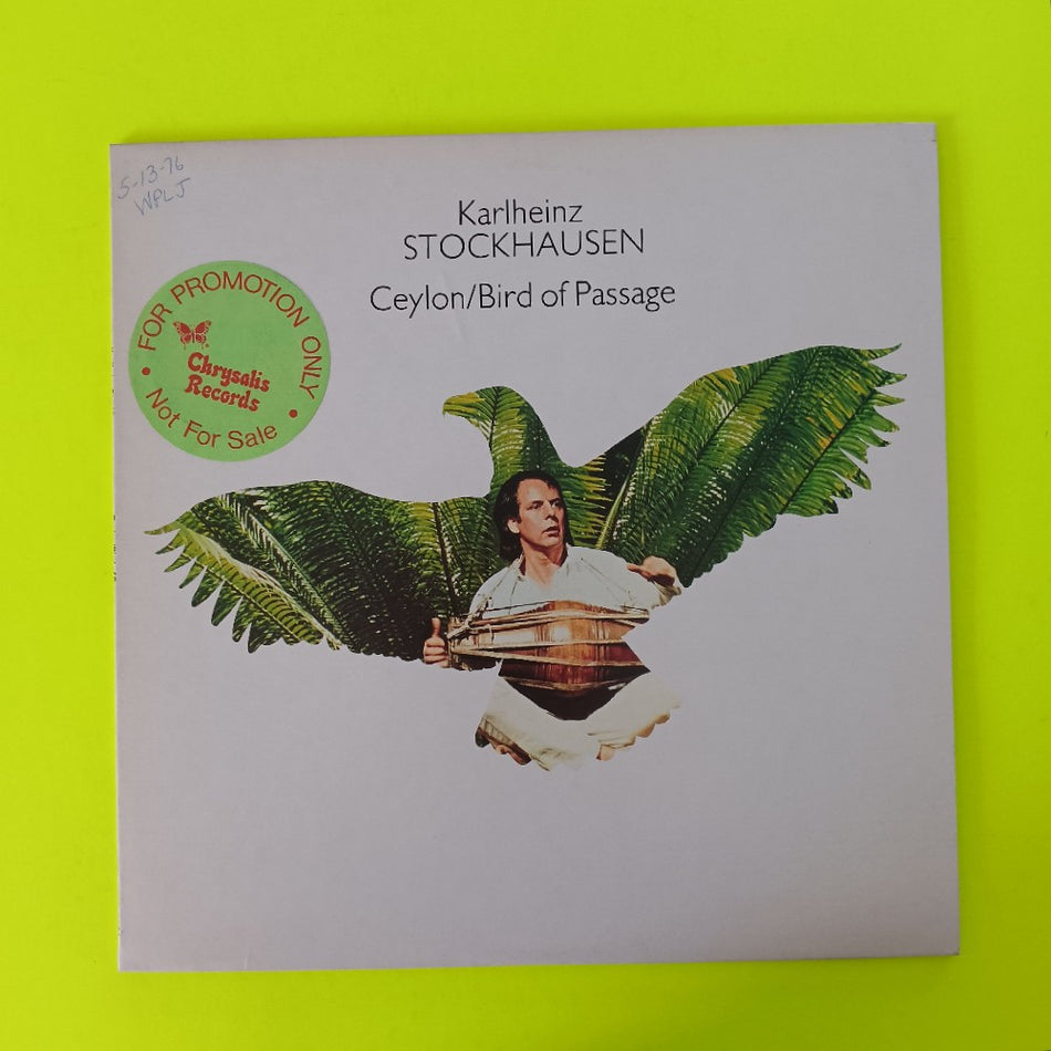 Karlheinz Stockhausen - Ceylon / Bird Of Passage PROMO - 1976 - CHR 1110 - Used - VG++ - Vinyl