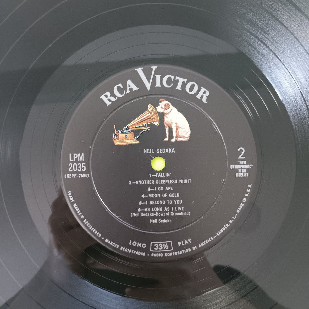 Neil Sedaka - Rock With Sedaka - 1959 - LPM 2035 - Used - VG++ - Vinyl
