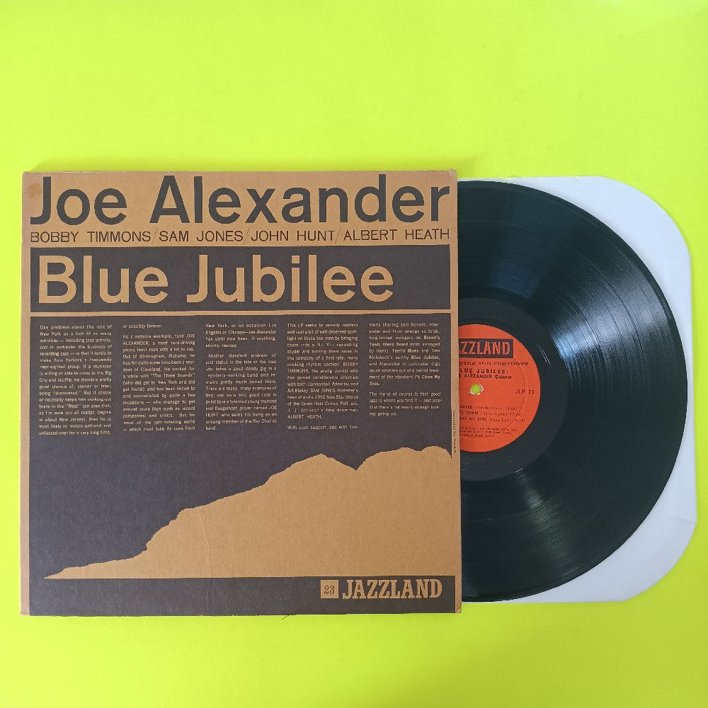 Joe Alexander - Blue Jubilee OG MONO - 1960 - JLP 23 - Used - VG++ - Vinyl