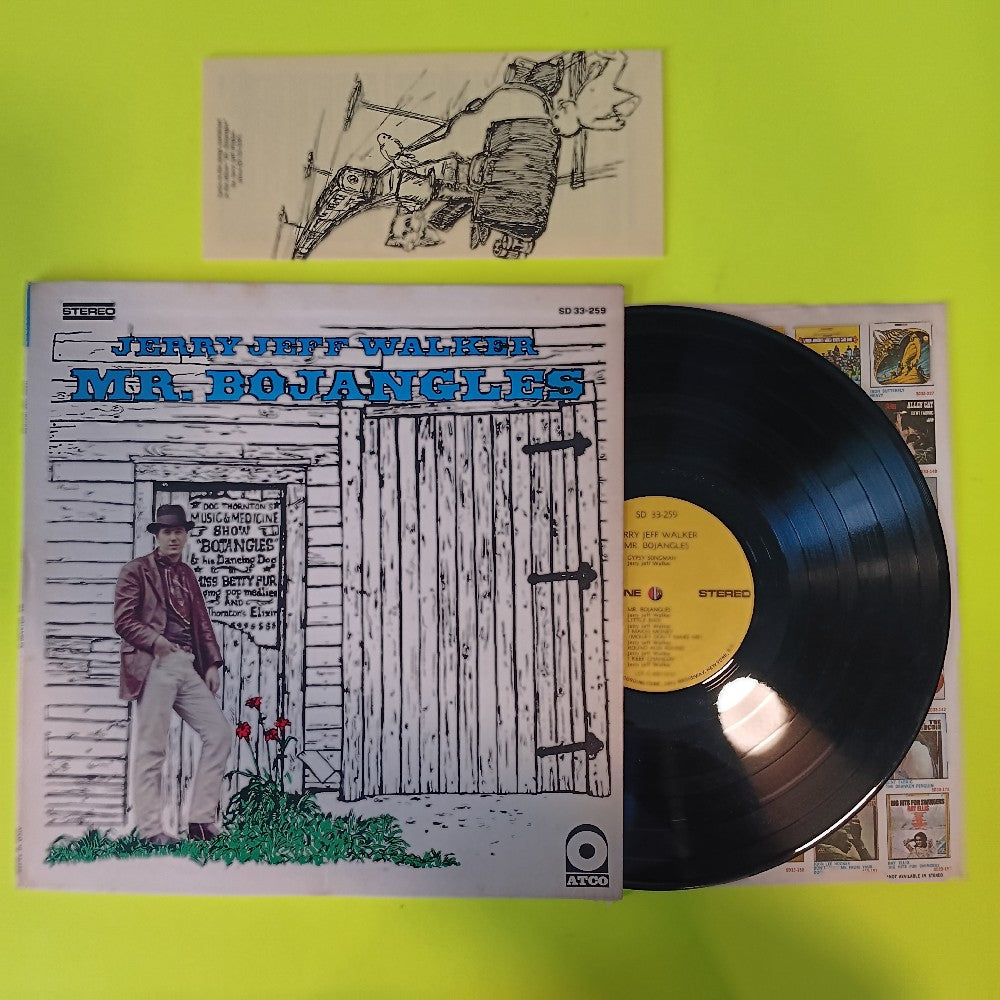 Jerry Jeff Walker - Mr. Bojangles W. Insert - 1968 - SD 33-259 - Used - VG+ - Vinyl