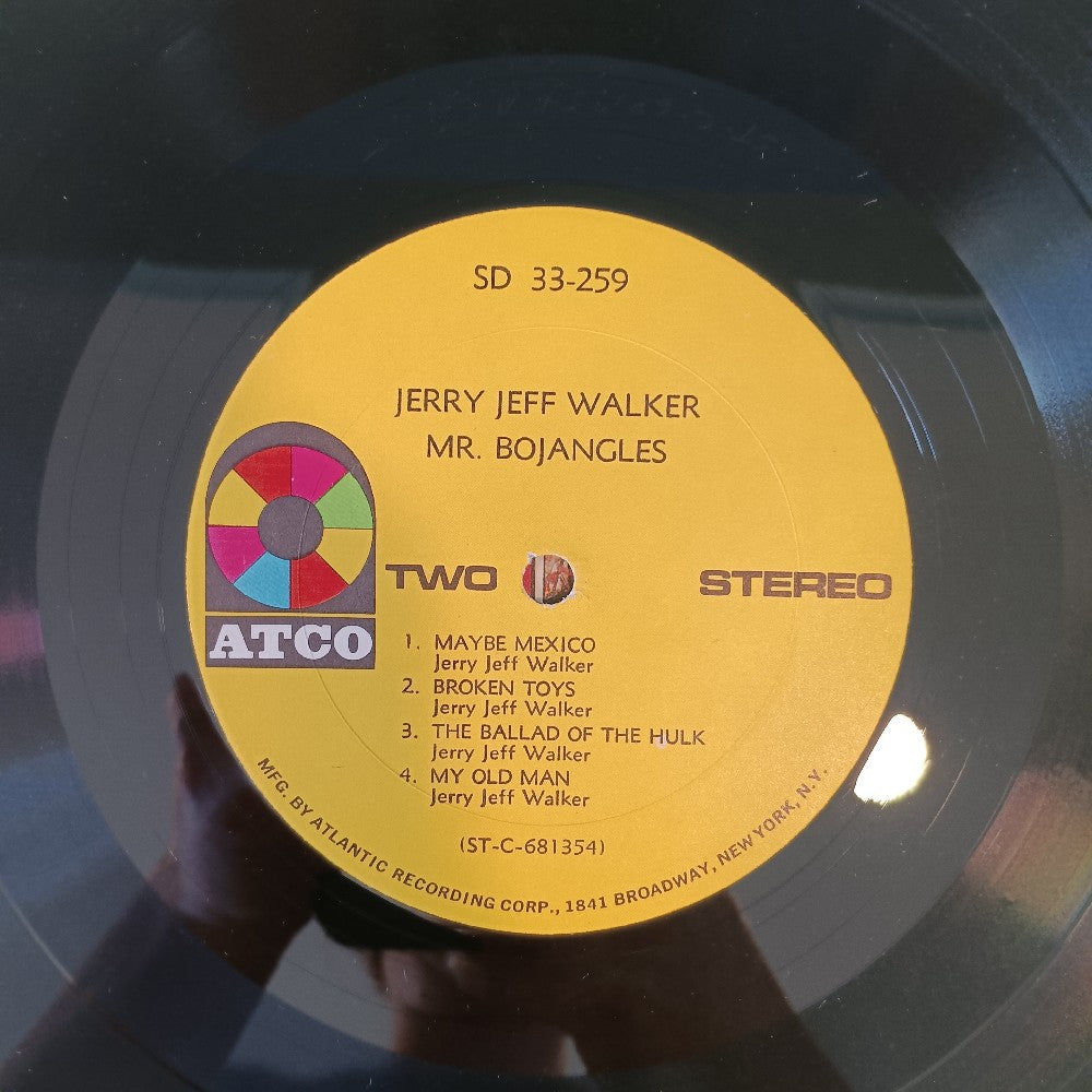 Jerry Jeff Walker - Mr. Bojangles W. Insert - 1968 - SD 33-259 - Used - VG+ - Vinyl