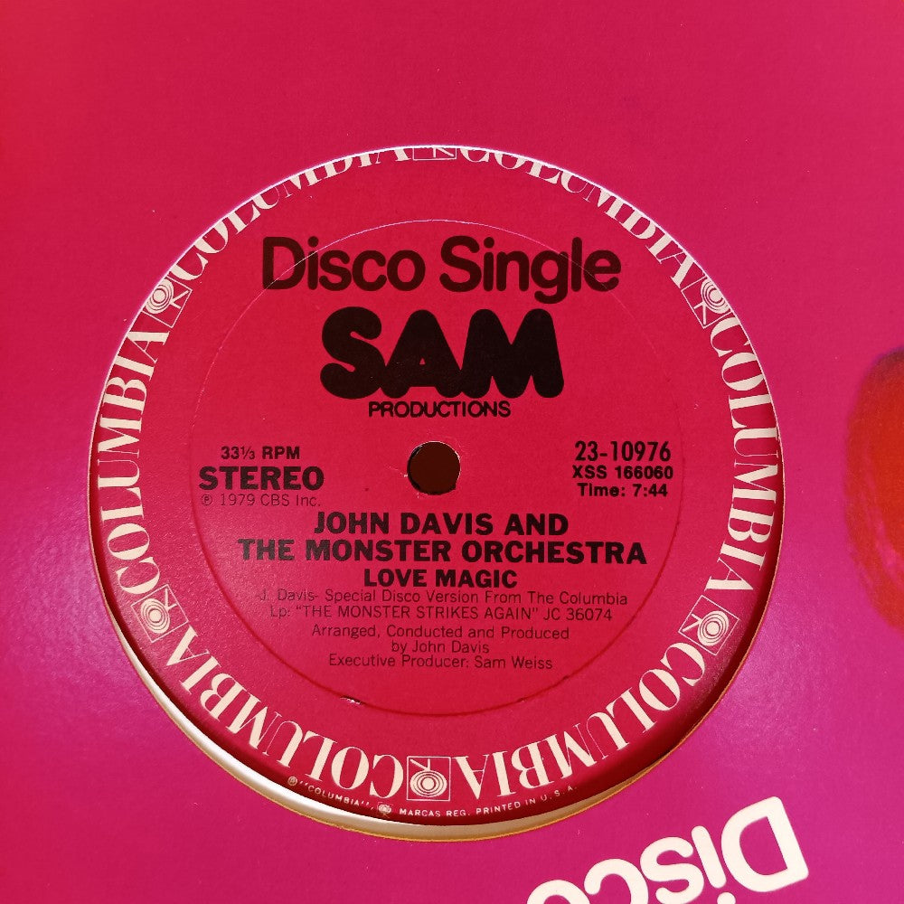 John Davis & The Monster Orchestra - Love Magic 12" - 1979 - 23-10976 - Used - VG++ - Vinyl