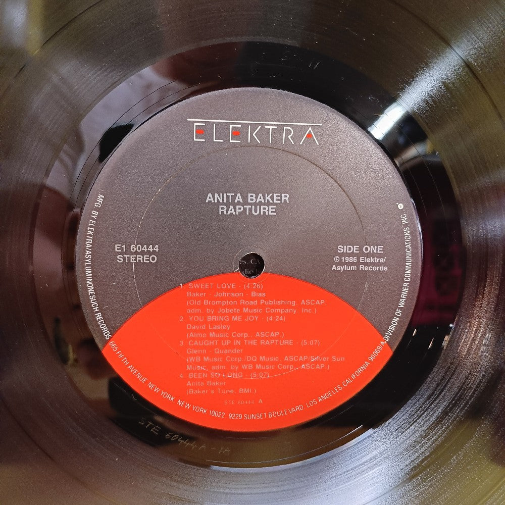 Anita Baker - Rapture CLUB - 1986 - 9 E1 60444-1 - Used - VG++ - Vinyl