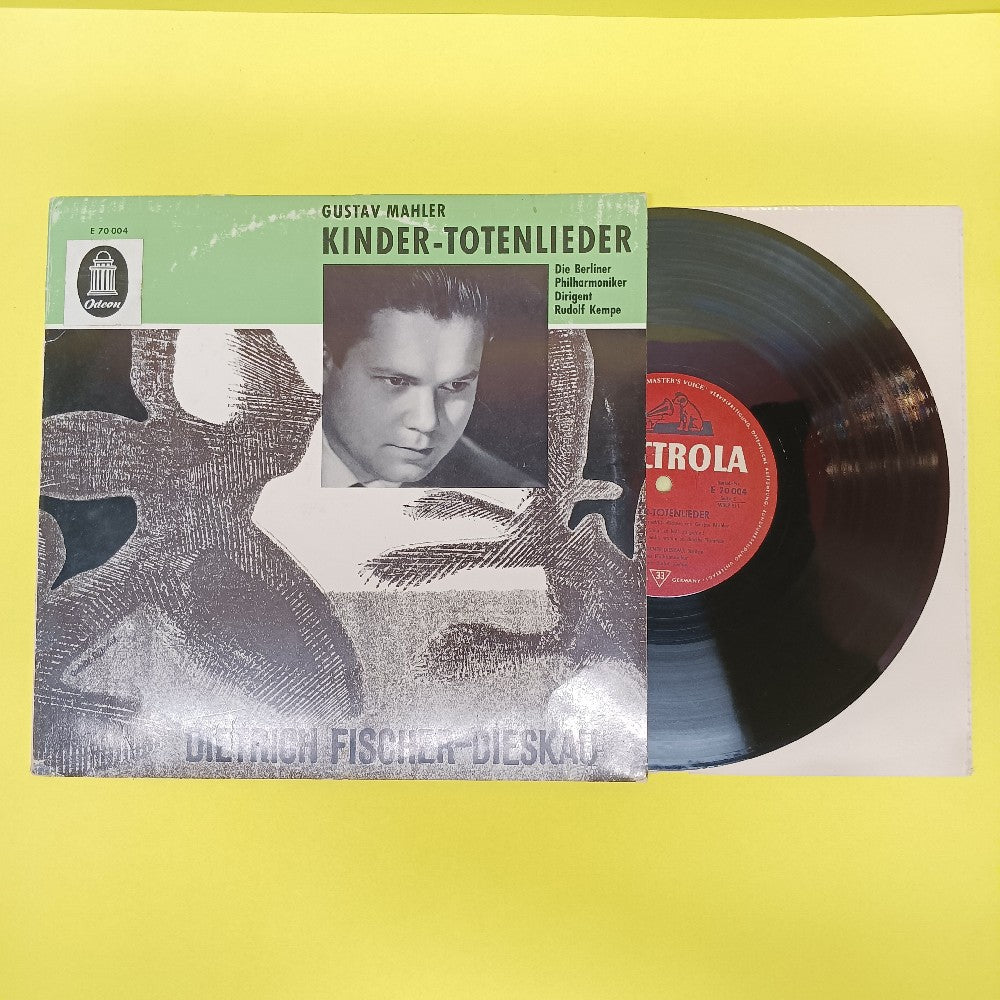 Dietrich Fischer-Dieskau - Mahler: Kinder-Totenlieder 10" GERMANY - 1955 - E 70 004 - Used - VG++ - Vinyl