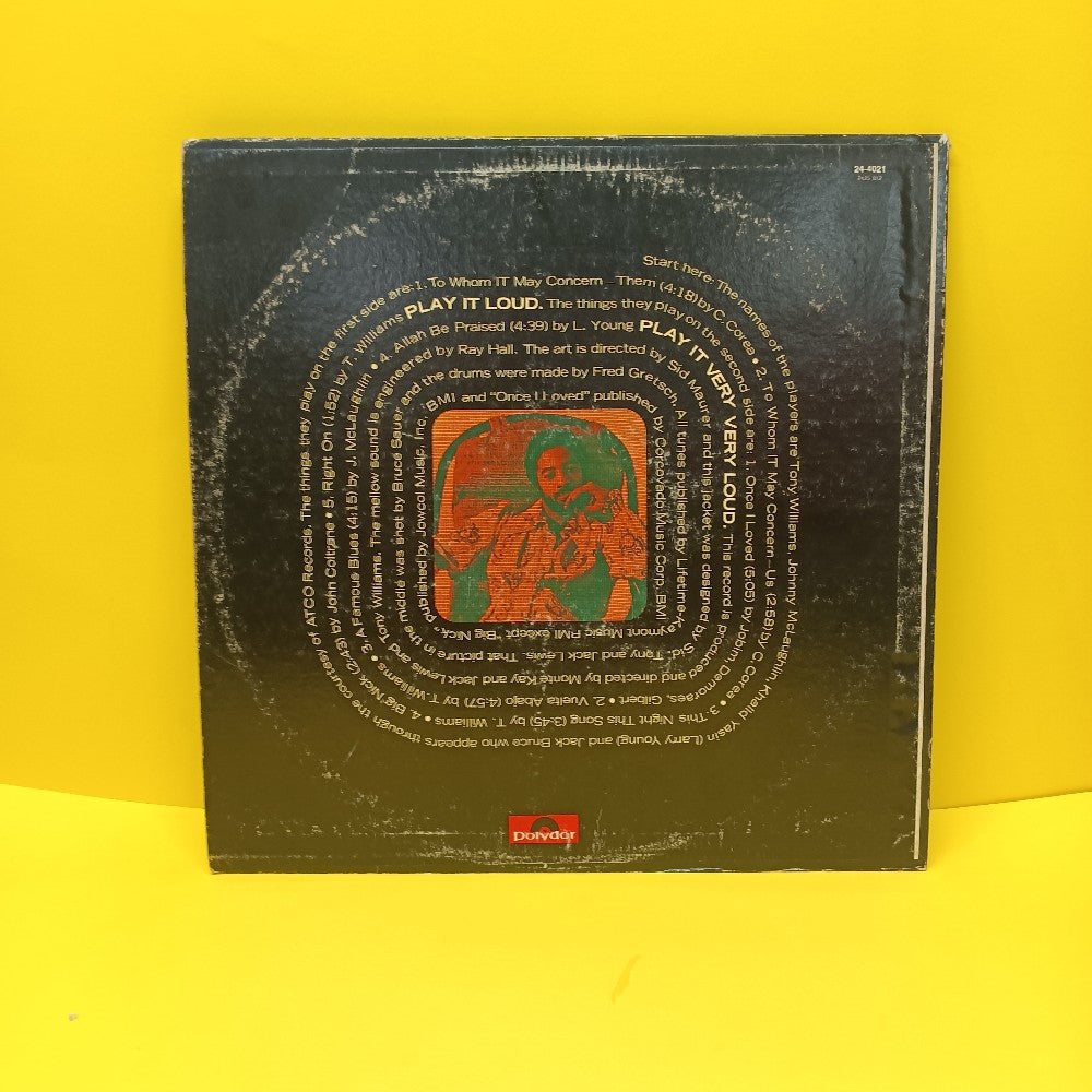 The Tony Williams Lifetime - ( Turn It Over ) - 1970 - 24-4021 - Used - VG+ - Vinyl