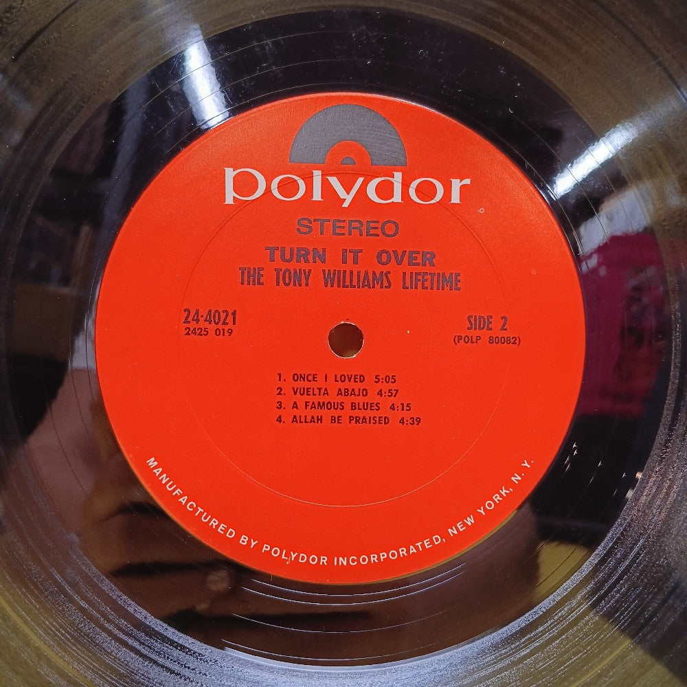The Tony Williams Lifetime - ( Turn It Over ) - 1970 - 24-4021 - Used - VG+ - Vinyl