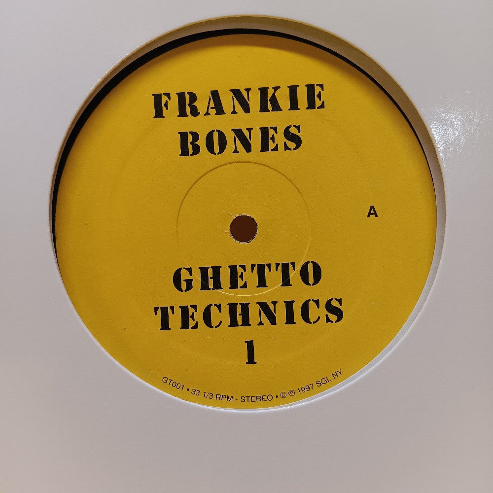 Frankie Bones - Ghetto Technics 1 12" - 1997 - GT001 - Used - VG+ - Vinyl