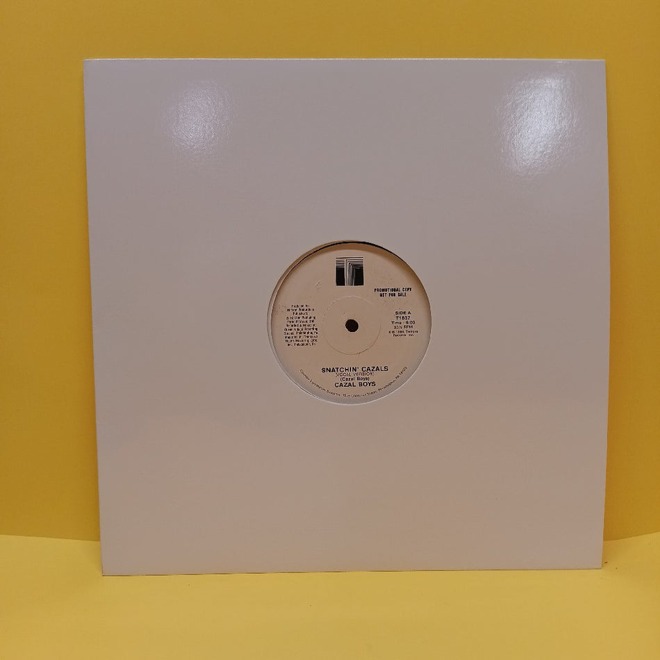 Cazal Boys - Snatchin' Cazals 12" PROMO - 1985 - T1837 - Used - VG++ - Vinyl