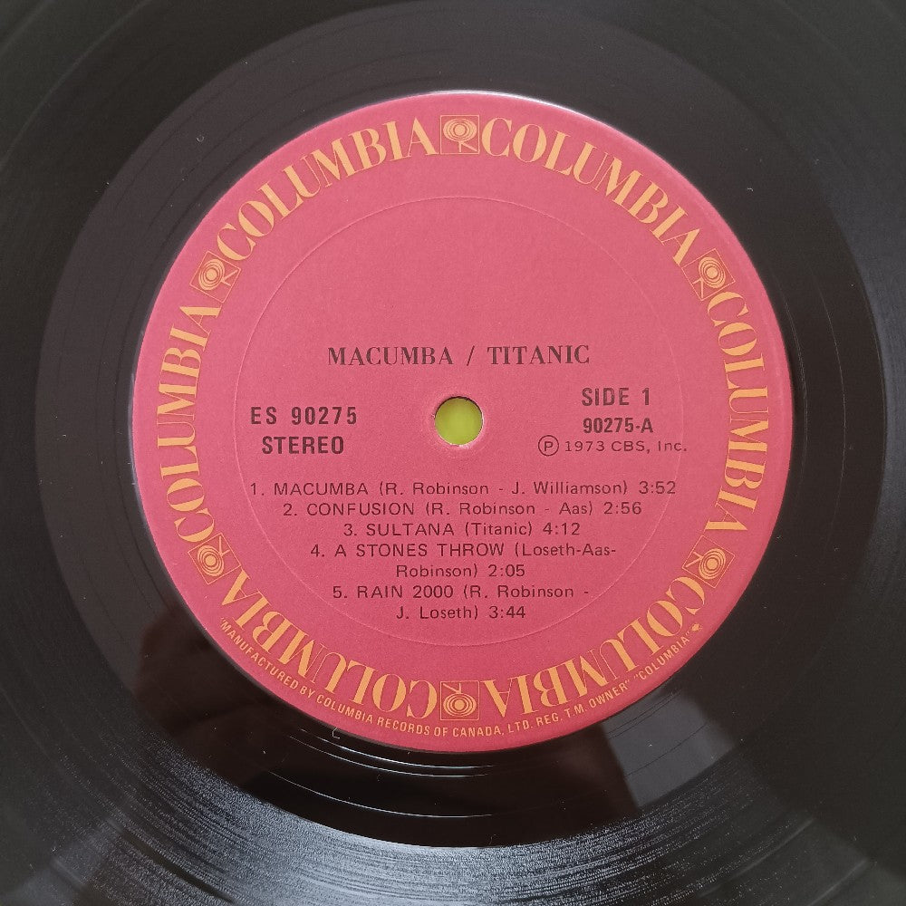 Titanic - Macumba! CANADA - 1973 - ES 90275 - Used - VG++ - Vinyl