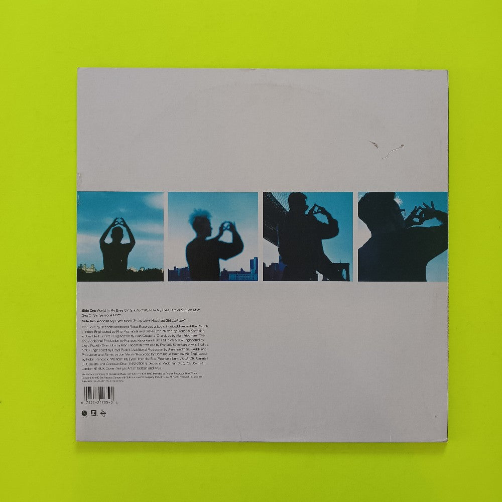 Depeche Mode - World In My Eyes / Happiest Girl PROMO 12" - 1990 - 0-21735 - Used - VG++ - Vinyl