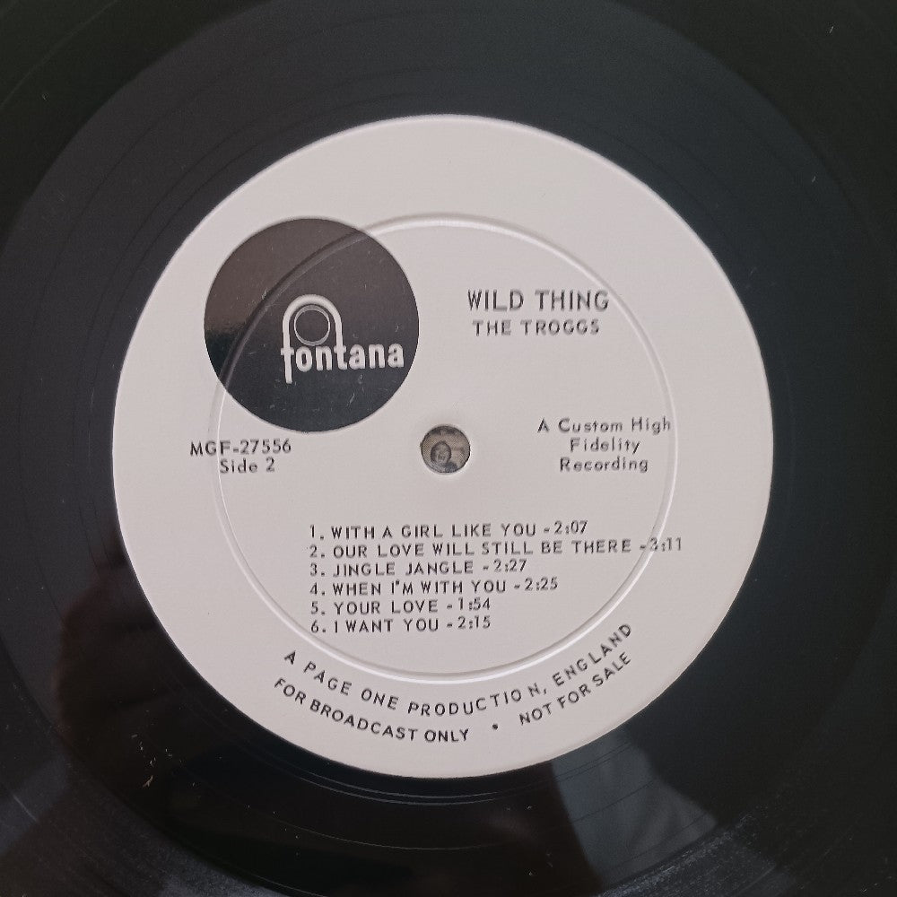 The Troggs - Wild Thing OG MONO PROMO - 1966 - MGF 27556 - Used - VG++ - Vinyl