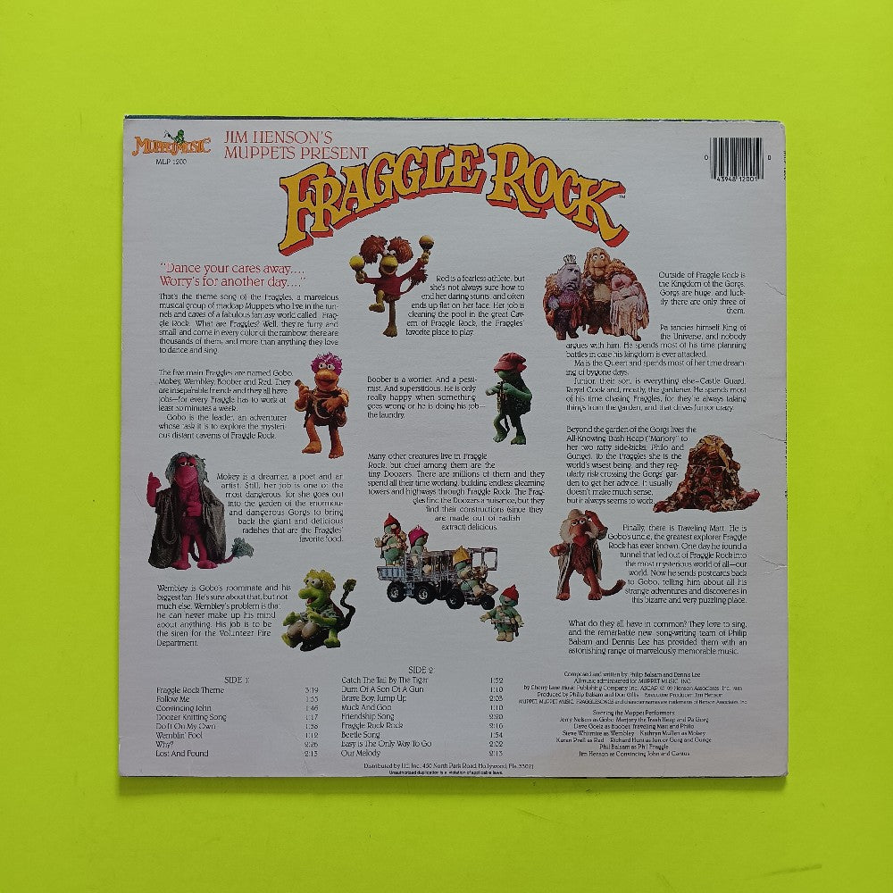 The Fraggles - Jim Henson's Muppets Present Fraggle Rock - 1983 - MLP 1200 - Used - VG++ - Vinyl