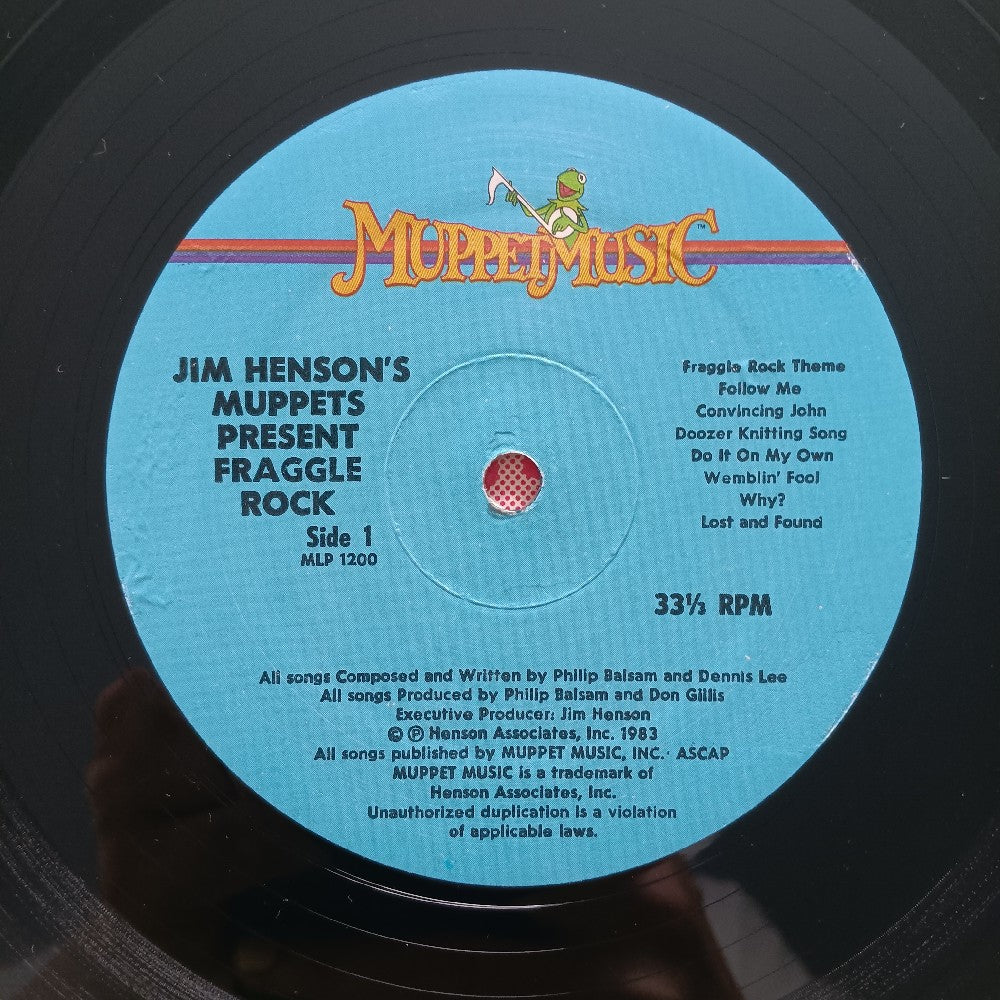 The Fraggles - Jim Henson's Muppets Present Fraggle Rock - 1983 - MLP 1200 - Used - VG++ - Vinyl