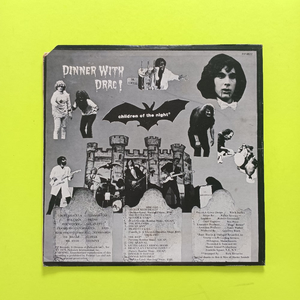 Children Of The Night - Dinner With Drac! PROMO - 1979 - PIP6822 - Used - VG++ - Vinyl