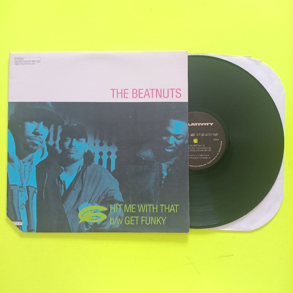 The Beatnuts - Hit Me With That / Get Funky 12" - 1994 - 88561-1232-1 - Used - VG+ - Vinyl