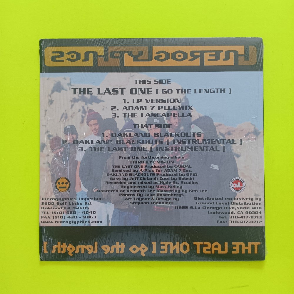 Hieroglyphics - The Last One [Go The Length] SHRINK 12" - 1998 - HI0002 - Used - VG+ - Vinyl